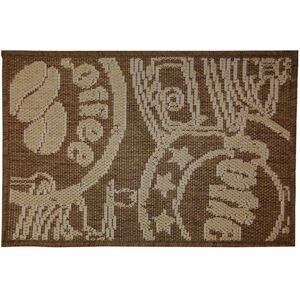 Kusový koberec TEXAS WZ11 40 x 60 cm - hnedý