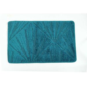 Koupelnový kobereček PALM 50x80 cm tyrkysový
