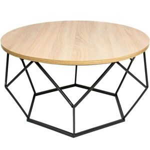Konferenční stolek Diamond 70 cm černý/světlý dub
