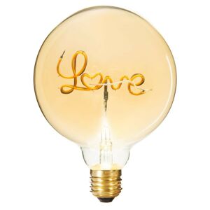 LED žárovka LOVE 2W E27 teplá bílá