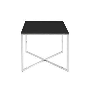 Konferenční stolek Cross kouřové sklo/černý