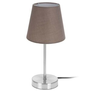 Nočná stolová lampa kovová 29,5 cm hnedá