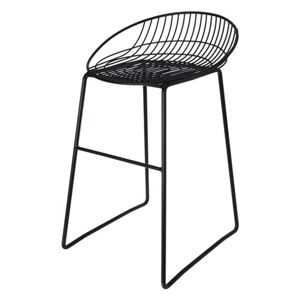 Barová stolička Rolen čierna