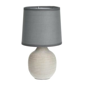 Stolní lampa Nell 25 cm bílo-šedá