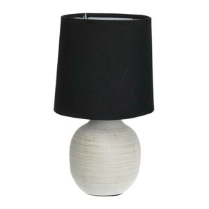 Stolná lampa Nell 25 cm bielo-čierna