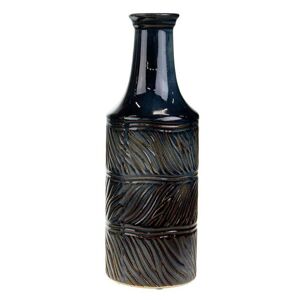 Keramická váza Feya 39 cm tmavomodrá