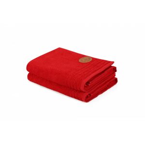 Sada 2 ks ručníků REDNOTE 70x140 cm červená