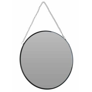 Nástěnné zrcadlo Blaire 20 cm černé