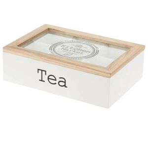 Krabička na čaj Tea box biela
