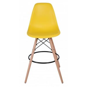 Barová židle Hoker Capri žlutá