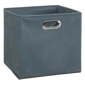 Úložný textilný box Polpe 31x31 cm modrý
