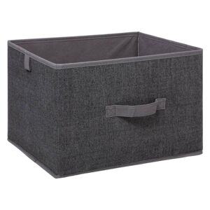Úložný textilní box Orso 36 cm šedý