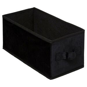 Textilný box 15 cm čierny