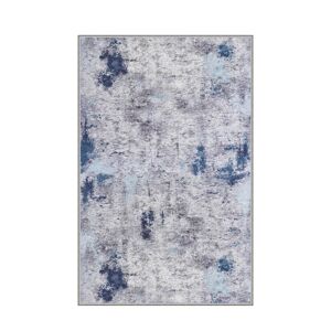 Koberec Moss 160x230 cm šedý/modrý
