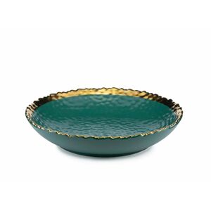Hluboký keramicky talíř Kati 21 cm zelený