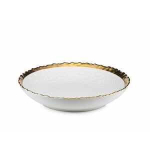 Hluboký keramicky talíř Kati 21 cm bílý