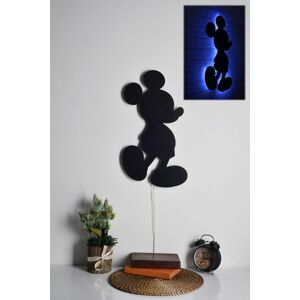 Nástěnná dekorace s led osvětlením Mickey Mouse modrá