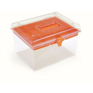 Plastový organizér Nuf High 29,2x25x18,5 cm oranžový