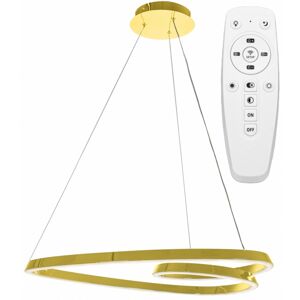 Stropní svítidlo LED Lop + ovladač zlaté