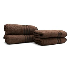 Bavlněný ručník VITIS 70 x 140 cm hnědý
