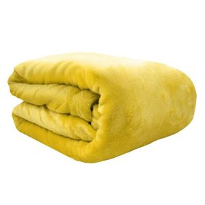 Teplá deka SINO 150x200 cm žlutá