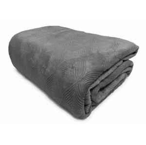 Hřejivá deka CALMA 200 x 220 cm tmavě šedá