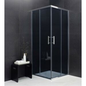 Sprchová kabína MEXEN RIO 80 x 80 cm sivá