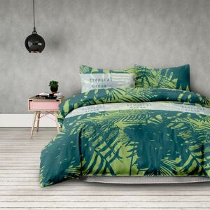 Povlečení z bavlny AmeliaHome Tropical Dream zelené 