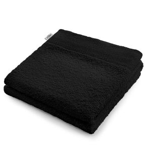 Bavlnený uterák AmeliaHome AMARI čierny