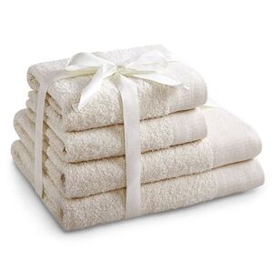 Súprava bavlnených uterákov AmeliaHome AMARI ecru