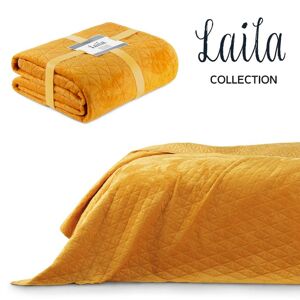 Prikrývka na posteľ Laila žltý