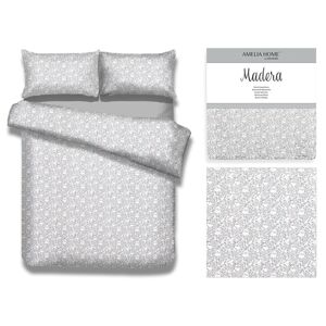Bavlnená posteľná bielizeň AmeliaHome Lovely sivá