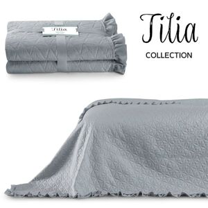 Prikrývka na posteľ AmeliaHome Tilia sivá