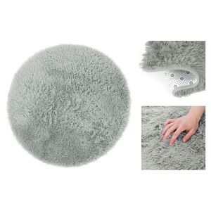 Kulatý koberec AmeliaHome Karvag šedý