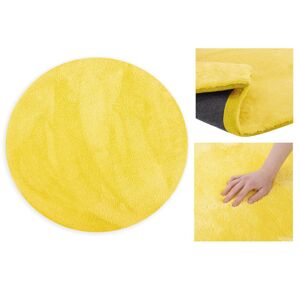 Kulatý koberec MORKO žlutý