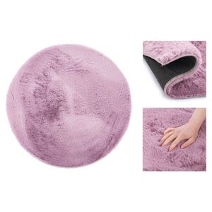 Kulatý koberec AmeliaHome Lovika růžový