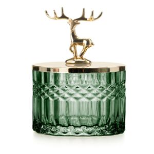 Šperkovnica Deer fľaškovo zelená