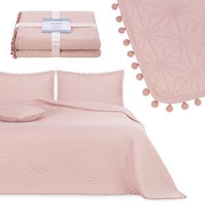 Přehoz na postel AmeliaHome Meadore I pudrově růžový