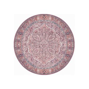 Kulatý koberec Blues Chenille 230 cm červený