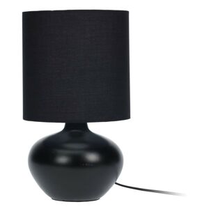 Stolní keramická lampička 32 cm- černá