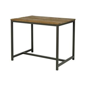 Barový stůl Vintage hnědý/černá