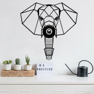 Nástěnná lampa Shadows Elephant černá