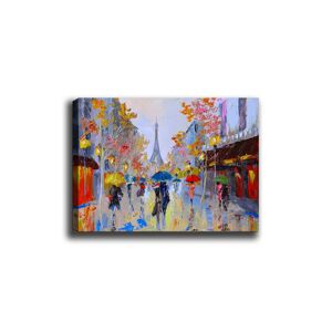 Obraz na plátně Rainy alley  50x70 cm
