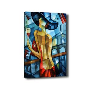 Obraz na plátně Cubism lady 50x70 cm
