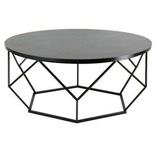Kovový konferenční stolek Diamant 90 cm černý