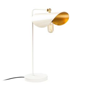 Stolní lampa Sivani V bílá/zlatá