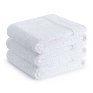 Súprava bavlnených uterákov Zender POIS 70x140 cm 500g/m2 biela