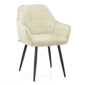 Designová židle Stillo krémová