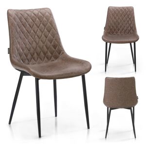 Designová stolička Sharonti hnedá
