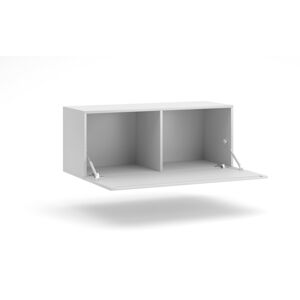 Závesný TV stolík Vivo 100 cm biely